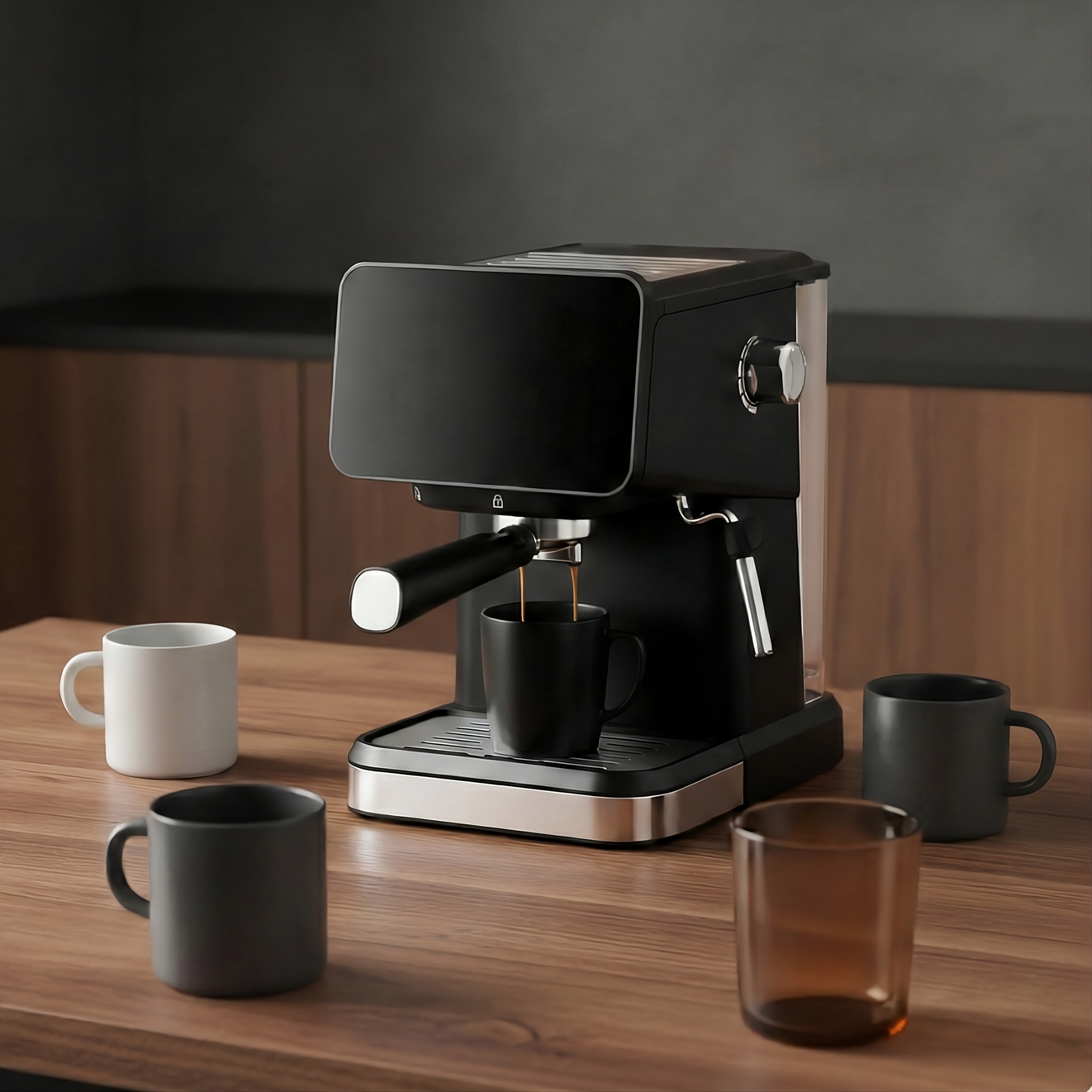 B1 LCD | Smart Espresso Machine & Milk Frother